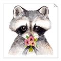 Picture of Garden Raccoon _GroupedProduct_Square_Mini_ _GroupedProduct_Square_Unframed_Print_Only_