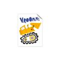 Picture of Vroom _GroupedProduct_Rectangle_Portrait_Mini_ _GroupedProduct_Rectangle_Portrait_Unframed_Print_Only_