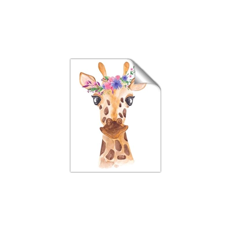 Picture of Squishy Giraffe _GroupedProduct_Rectangle_Portrait_Mini_ _GroupedProduct_Rectangle_Portrait_Unframed_Print_Only_