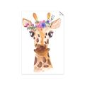 Picture of Squishy Giraffe _GroupedProduct_Rectangle_Portrait_Mini_ _GroupedProduct_Rectangle_Portrait_Unframed_Print_Only_