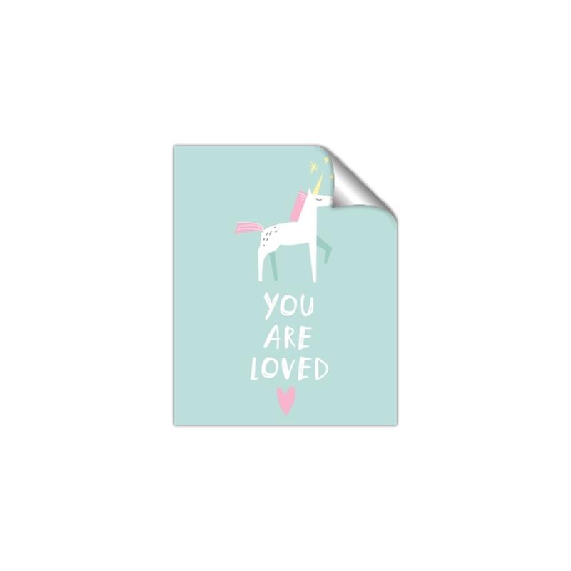 Picture of Loved Unicorn _GroupedProduct_Rectangle_Portrait_Mini_ _GroupedProduct_Rectangle_Portrait_Unframed_Print_Only_