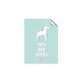 Picture of Loved Unicorn _GroupedProduct_Rectangle_Portrait_Mini_ _GroupedProduct_Rectangle_Portrait_Unframed_Print_Only_