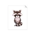 Picture of Small Raccoon _GroupedProduct_Rectangle_Portrait_Mini_ _GroupedProduct_Rectangle_Portrait_Unframed_Print_Only_