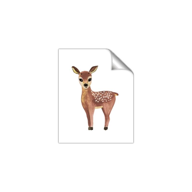 Picture of Small Deer _GroupedProduct_Rectangle_Portrait_Mini_ _GroupedProduct_Rectangle_Portrait_Unframed_Print_Only_