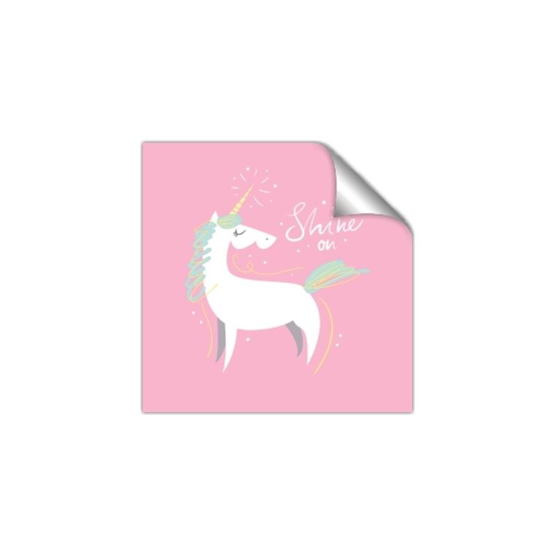 Picture of Shine On Unicorn Pink _GroupedProduct_Square_Mini_ _GroupedProduct_Square_Unframed_Print_Only_