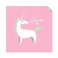 Picture of Shine On Unicorn Pink _GroupedProduct_Square_Mini_ _GroupedProduct_Square_Unframed_Print_Only_