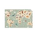 Picture of Animal Map _GroupedProduct_Rectangle_Landscape_Unframed_Print_Only_