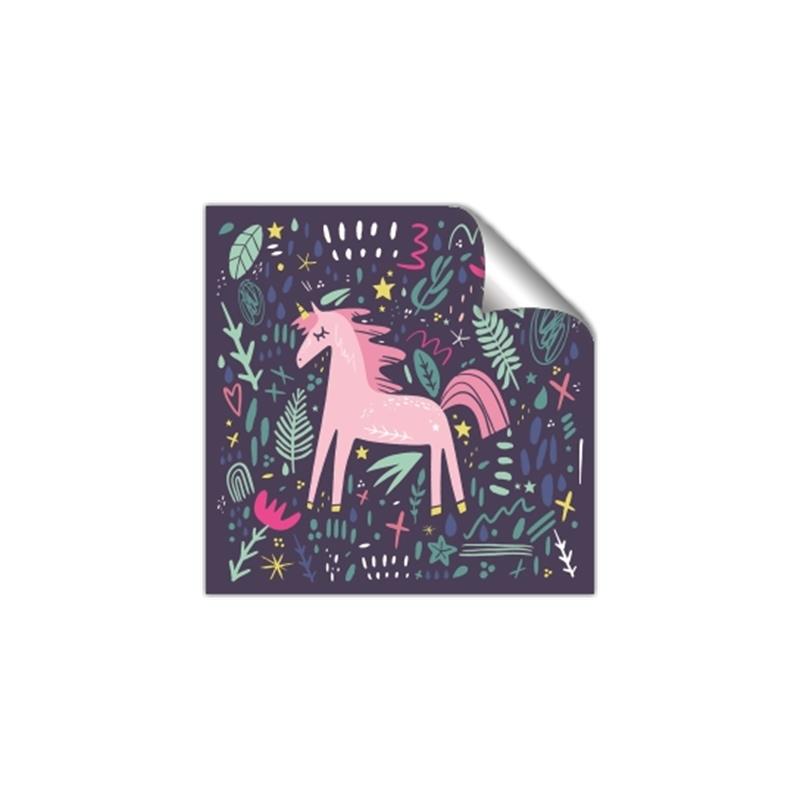 Picture of Rosie the Unicorn _GroupedProduct_Square_Mini_ _GroupedProduct_Square_Unframed_Print_Only_