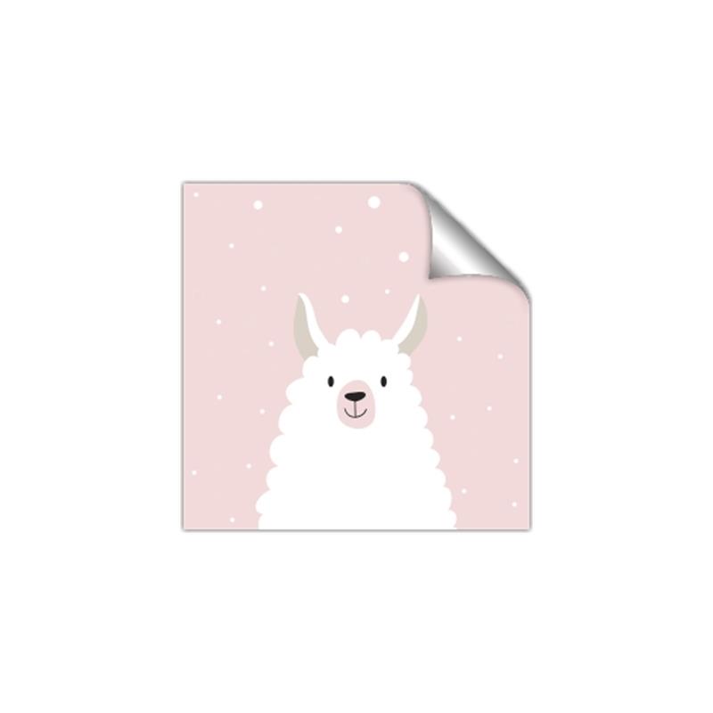 Picture of Pinky Llama  _GroupedProduct_Square_Mini_ _GroupedProduct_Square_Unframed_Print_Only_