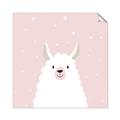 Picture of Pinky Llama  _GroupedProduct_Square_Mini_ _GroupedProduct_Square_Unframed_Print_Only_