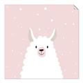 Picture of Pinky Llama  _GroupedProduct_Square_Mini_ _GroupedProduct_Square_Unframed_Print_Only_