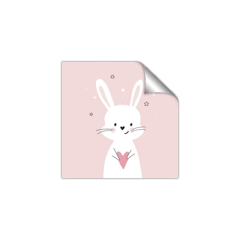 Picture of Pinky Bunny _GroupedProduct_Square_Mini_ _GroupedProduct_Square_Unframed_Print_Only_
