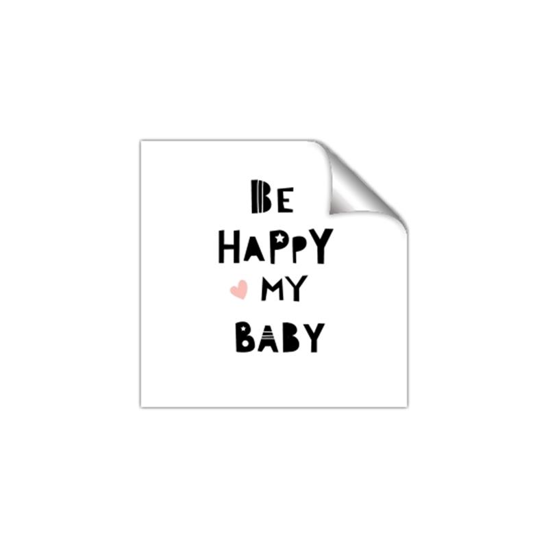 Picture of Be Happy my Baby _GroupedProduct_Square_Mini_ _GroupedProduct_Square_Unframed_Print_Only_