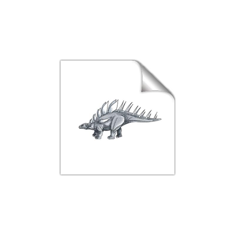 Picture of Gray Dino II _GroupedProduct_Square_Mini_ _GroupedProduct_Square_Unframed_Print_Only_