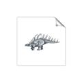 Picture of Gray Dino II _GroupedProduct_Square_Mini_ _GroupedProduct_Square_Unframed_Print_Only_
