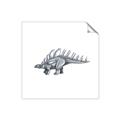 Picture of Gray Dino II _GroupedProduct_Square_Mini_ _GroupedProduct_Square_Unframed_Print_Only_