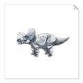 Picture of Gray Dino III _GroupedProduct_Square_Mini_ _GroupedProduct_Square_Unframed_Print_Only_