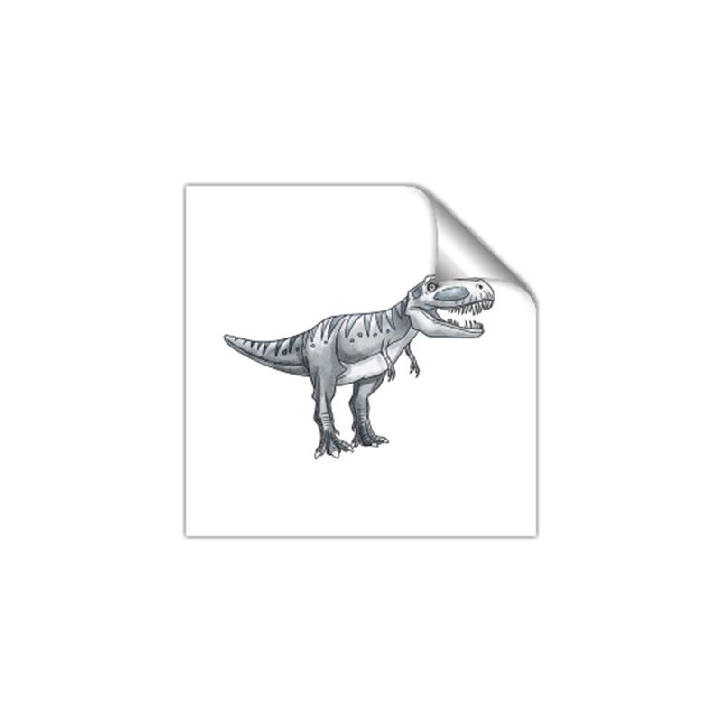 Picture of Gray Dino IV _GroupedProduct_Square_Mini_ _GroupedProduct_Square_Unframed_Print_Only_
