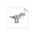Picture of Gray Dino IV _GroupedProduct_Square_Mini_ _GroupedProduct_Square_Unframed_Print_Only_