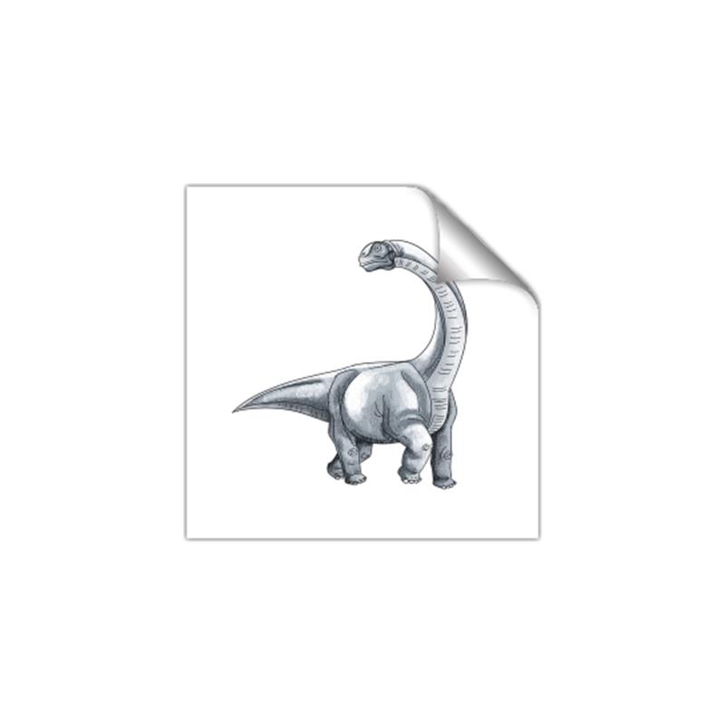 Picture of Gray Dino V _GroupedProduct_Square_Mini_ _GroupedProduct_Square_Unframed_Print_Only_