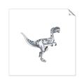 Picture of Gray Dino VI _GroupedProduct_Square_Mini_ _GroupedProduct_Square_Unframed_Print_Only_