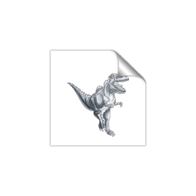 Picture of Gray Dino VII _GroupedProduct_Square_Mini_ _GroupedProduct_Square_Unframed_Print_Only_