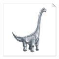 Picture of Gray Dino VIII _GroupedProduct_Square_Mini_ _GroupedProduct_Square_Unframed_Print_Only_