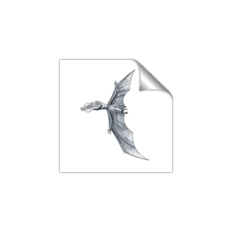 Picture of Gray Dino IX _GroupedProduct_Square_Mini_ _GroupedProduct_Square_Unframed_Print_Only_