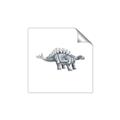Picture of Gray Dino X _GroupedProduct_Square_Mini_ _GroupedProduct_Square_Unframed_Print_Only_