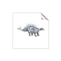 Picture of Gray Dino X _GroupedProduct_Square_Mini_ _GroupedProduct_Square_Unframed_Print_Only_