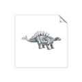 Picture of Gray Dino X _GroupedProduct_Square_Mini_ _GroupedProduct_Square_Unframed_Print_Only_