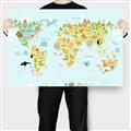 Picture of Animals of the World  _GroupedProduct_Rectangle_Landscape_Canvas_