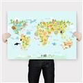 Picture of Animals of the World  _GroupedProduct_Rectangle_Landscape_Canvas_