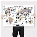 Picture of Animal World      _GroupedProduct_Rectangle_Landscape_Canvas_