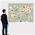 Picture of Animal Map _GroupedProduct_Rectangle_Landscape_Canvas_