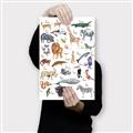 Picture of Animals of the World Alphabet      _GroupedProduct_Rectangle_Portrait_Canvas_