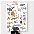 Picture of Animals of the World Alphabet      _GroupedProduct_Rectangle_Portrait_Canvas_
