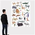 Picture of Animals of the World Alphabet      _GroupedProduct_Rectangle_Portrait_Canvas_