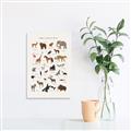 Picture of Animal Alphabet _GroupedProduct_Rectangle_Portrait_Canvas_