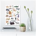 Picture of Animals of the World Alphabet      _GroupedProduct_Rectangle_Portrait_Canvas_
