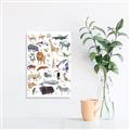 Picture of Animals of the World Alphabet      _GroupedProduct_Rectangle_Portrait_Canvas_