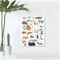 Picture of Animals of the World Alphabet      _GroupedProduct_Rectangle_Portrait_Canvas_