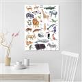 Picture of Animals of the World Alphabet      _GroupedProduct_Rectangle_Portrait_Canvas_