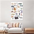 Picture of Animals of the World Alphabet      _GroupedProduct_Rectangle_Portrait_Canvas_