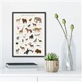 Picture of Animal Alphabet _GroupedProduct_Rectangle_Portrait_Canvas_Framed_