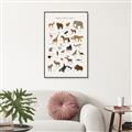 Picture of Animal Alphabet _GroupedProduct_Rectangle_Portrait_Canvas_Framed_