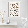 Picture of Animal Alphabet _GroupedProduct_Rectangle_Portrait_Canvas_Framed_