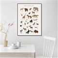 Picture of Animal Alphabet _GroupedProduct_Rectangle_Portrait_Canvas_Framed_