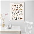 Picture of Animal Alphabet _GroupedProduct_Rectangle_Portrait_Canvas_Framed_