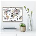 Picture of Animal World      _GroupedProduct_Rectangle_Landscape_Canvas_Framed_
